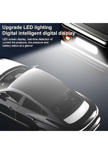 Supermarket1 Czk-5626 Araba Kablosuz Hava Kompresörü & Akıllı Lastik Pompası, Hızlı Şarj