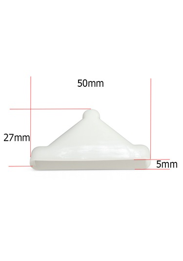 Ayrıntıshop Cam Köşe Koruyucu Plastik Takoz 4mm İle 6mm 2000adet