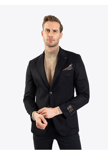 Karaca Erkek 6 Drop Ceket-siyah 114302602-07-56 120327 Siyah