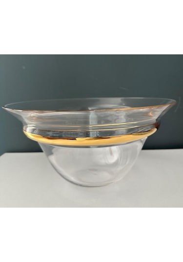 Decorıum Cam Kase Dalıa Altın 30 Cm M06446