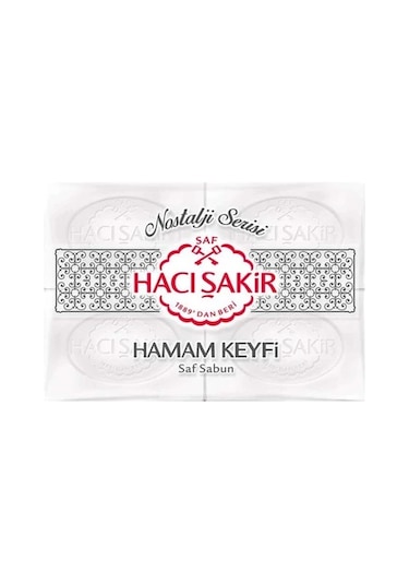 Hacı Şakir Saf Hamam Keyfi Sabun 4'lü 200 G