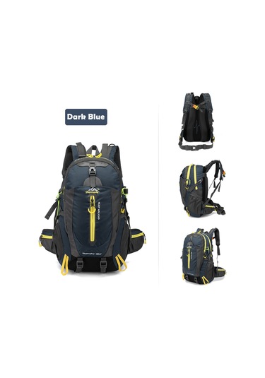 Moveevo 40l Dayanıklı Seyahat Sırt Çantası - Hafif Ve Kompakt - 6 Cep - Koyu Mavi Koyu Mavi