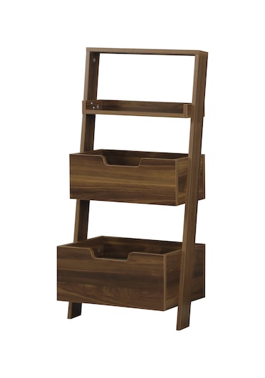Pasifichome Low Oyuncak Montessori Raflı Kitaplık&Oyuncak Dolabı Ceviz