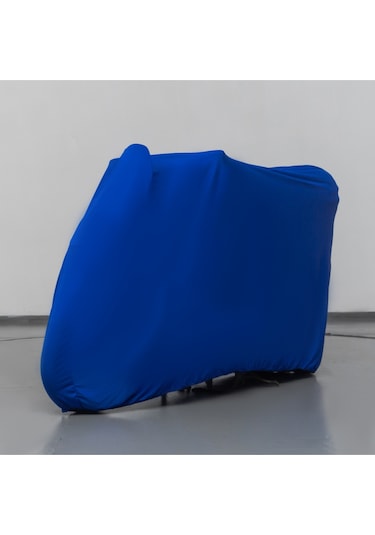 RKS Easy Pro 50 Mavi Kumaş Motosiklet Branda Motor Penye Branda