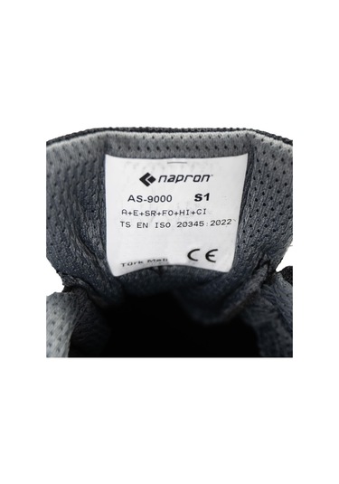 Napron 509668 As-9000 S1 Çelik Burunlu Süet İş Ayakkabısı - 45 Siyah