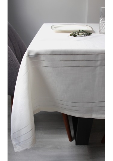 Dertsiz Leke Tutmaz 160x220 Ebat Kumaş Masa Örtüsü 7001-clbr Bej