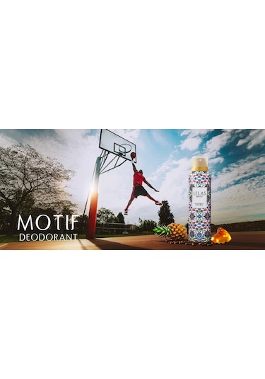 Lelas Motif Unisex Sprey Deodorant 150 ML