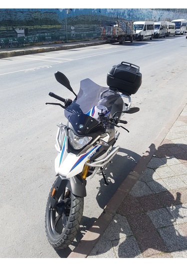 2017-20 Bmw 310Gs Uzun Ön Cam Koyu Füme Zeus 48cm 4mm G310Gs