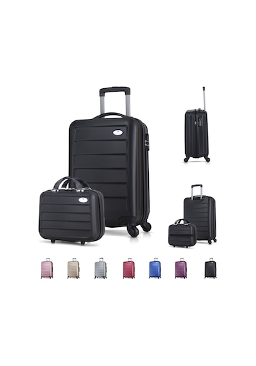 My Valice Ruby Abs 2'Li Valiz Seti (Makyaj + Kabin Boy)