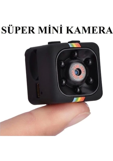 Mini Kamera Sq11 Ultra Küçük Ve Taşınabilir Mikro Kamera Full Hd Araç Kamerası Gece Görüşlü