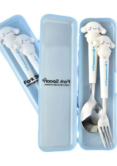 Kangvka Çocuklar İçin Emekli Yemek Takımı - Çocuk Dostu Paslanmaz Çelik Ve Gıda Seviyesi Silikon - Spoon Ve Fork - Unisex - Renkli Tasarım Sarı