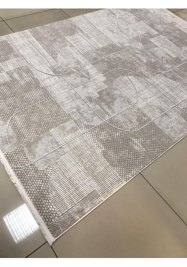 Merinos Halı Ritim 73339 071 Serisi Salon Oturma Yatak Odası Halısı Kahverengi - Bej