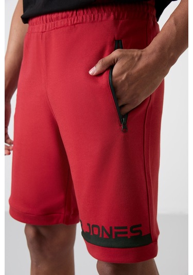 Tommy Life Albie Kırmızı Standart Kalıp Erkek Şort - 81241 Kırmızı