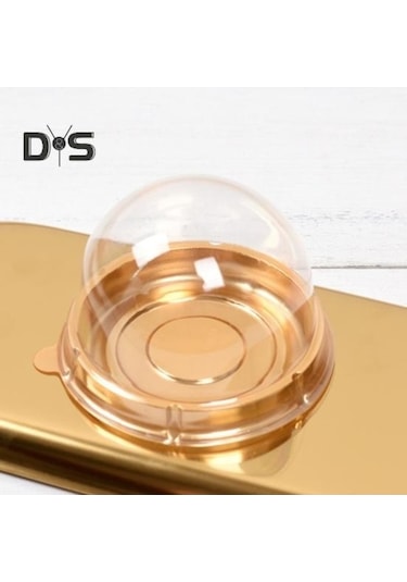 Novahub Siyah Süper Rüzgar 50 Adet Kek Kabı Tek Kullanımlık Gıda Sınıfı Plastik Tek Bölme Kek Taşıyıcı Düğün/tatil Kutusu Siyah