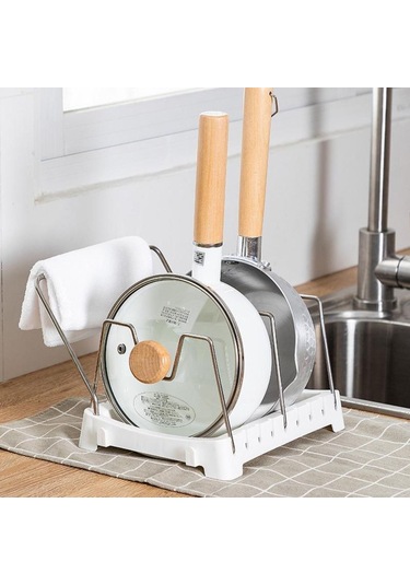 Mutfak Depolama Rafı Hackställ Gryta Kilit Rafı Aaa