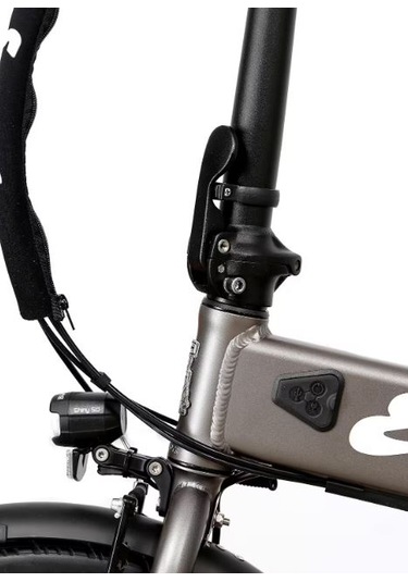 Enik Bikes Snap In 20 Jant Elektrikli Katlanır Bisiklet Gri