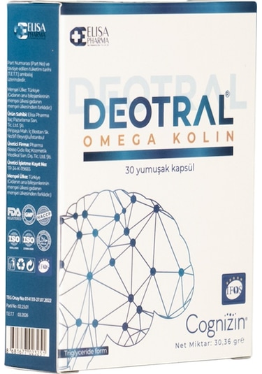 Deotral Omega Kolin 30 Softgel Kapsül