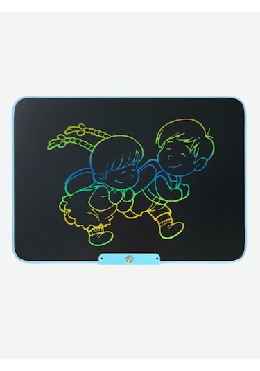 Solinpatech 10'' Şarj Edilebilir Dijital Yazı Çizim Tableti Mavi (Dijital Kalemli ve USB Kablolu)