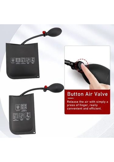 Elmpaly 14 Parça Araç Çantası Uzun Tutamaklı Pompa Hava Yastığı Acil Yol Yardım Seti