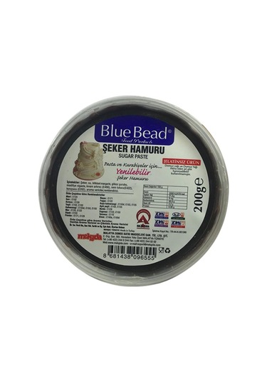 Blue Bead Şeker Hamuru 200gr Kahve Diğer