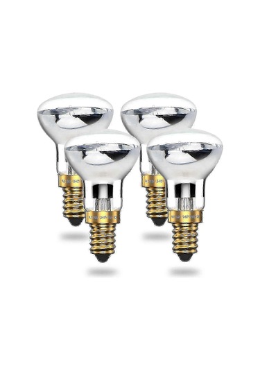 Lav Lambası Ampulü 25w E14 R39, Sıcak Beyaz Reflektör, Akkor Spot Ampul, 4'lü Paket - Kaiyi Diğer