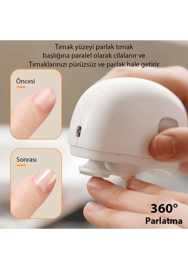 Arbix Elektrikli Şarjlı Tırnak Kesme Ve Manikür Cihazı