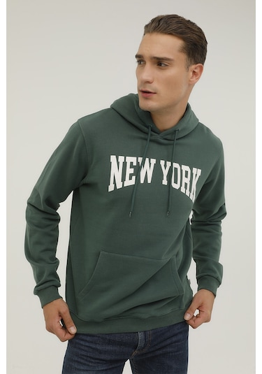 Superfly MEN KAPŞ. SWEAT-10 Yeşil Erkek Sweatshirt Yeşil