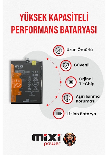 Huawei Honor X6 / X7 / X8 5g/ Uyumlu Tam Kapasite Batarya Tr Garantili