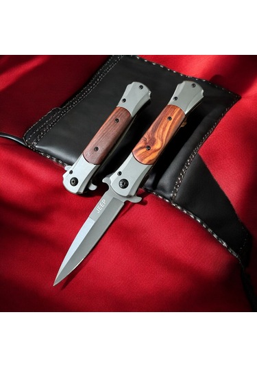 Jeep Ahşap Çakı Kahverengi