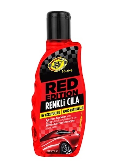 Jsv Kırmızı Renkli Cila 180 Ml