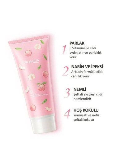 Bioaqua Şeftalili Arbutin Ve E Vitaminli Nemlendirici Krem 100 G