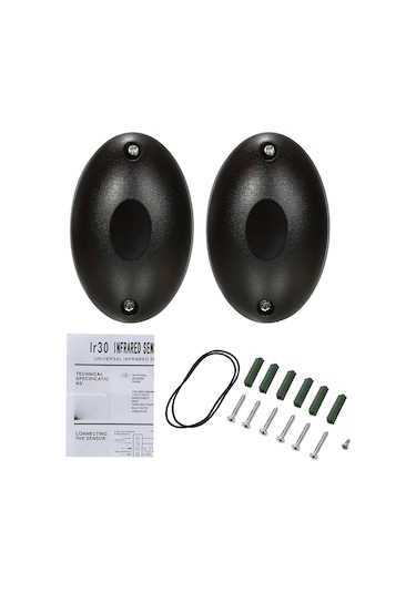 Abo-20 Su Geçirmez Aktif Fotoelektrik Tek Işınlı Kızılötesi Sensör Bariyer Dedektörü Kapı Pencere Alarm Sistemi İçin-çok Renkli