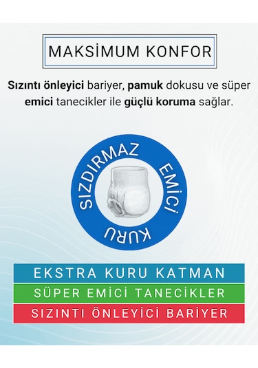 Paddlers Yetişkin Hasta Emici Külot Bez Medium 10 Adet M