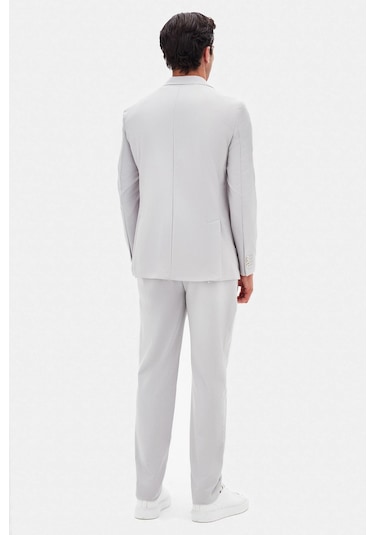 Twn Slim Fit Gri Düz Takim Elbise 4ec05e301545m 301
