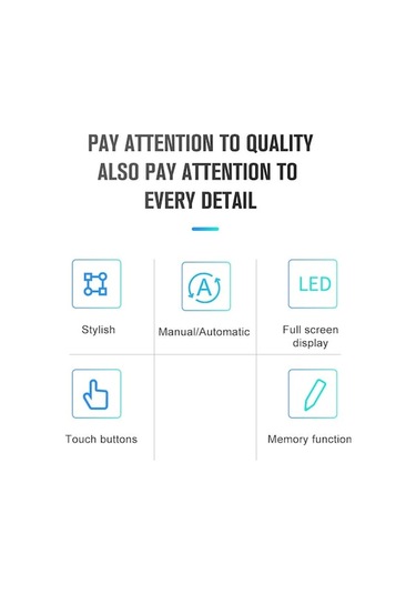 Flybuy Evde Kullanım İçin Akıllı Termostat, Dokunmatik Ekranlı, Haftalık Programlama, Wifi Bağlantılı Sıcaklık Kontrolü