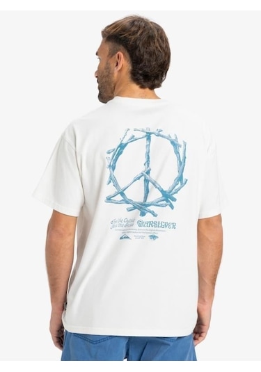 Quiksilver Hw Tree Connection Ss Erkek T-shirt-29757 Beyaz