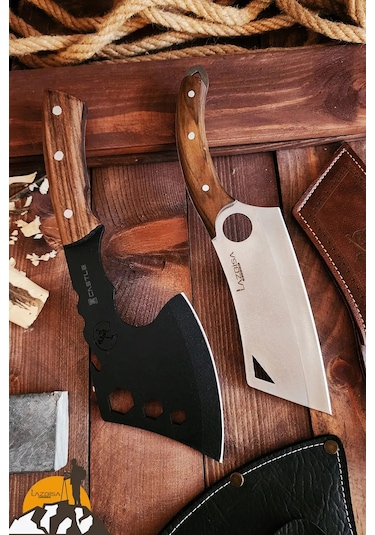 2li Outdoor Balta Bıçak Set Kamp Baltası Bıçağı Budama Baltası Lo