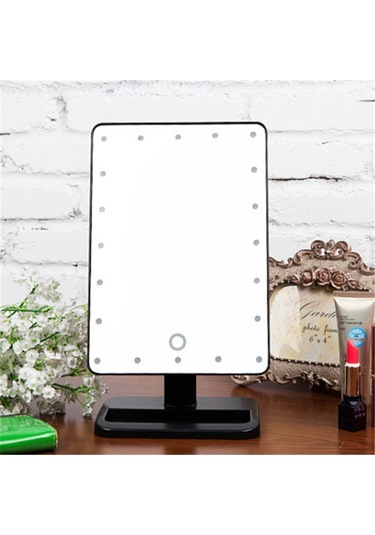 Sones Taşınabilir Led Dokunmatik Sensörlü Ayna Lamba Masaüstü Dolgu Işığı Beyaz