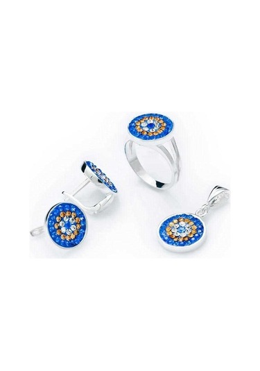 Gümüş Nazarlı Yuvarlak Kadın Set (551167556)