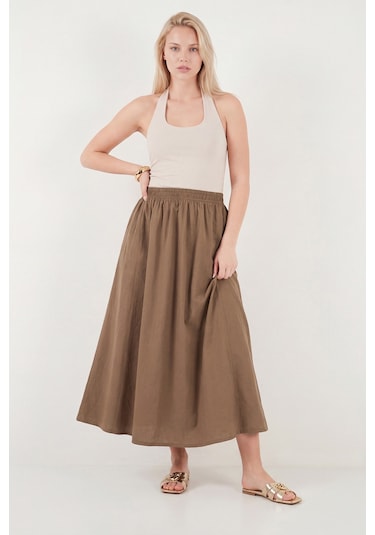 Lela Bayan Etek 668ye4449 Kahve