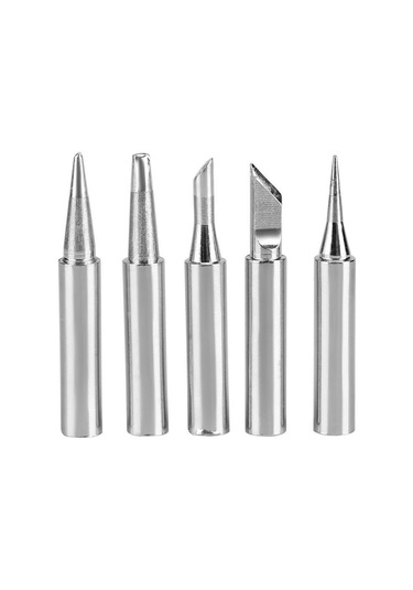 60w Elektrikli Havya Ayarlanabilir Sıcaklık El Aleti Kiti, 5 Lehim Ucu İle 220v Ab Tak