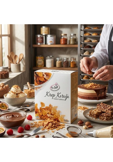 Krep Kırığı Portakallı 1 Kg Pastacılık Ve Tatlı Süsleme Ürünü