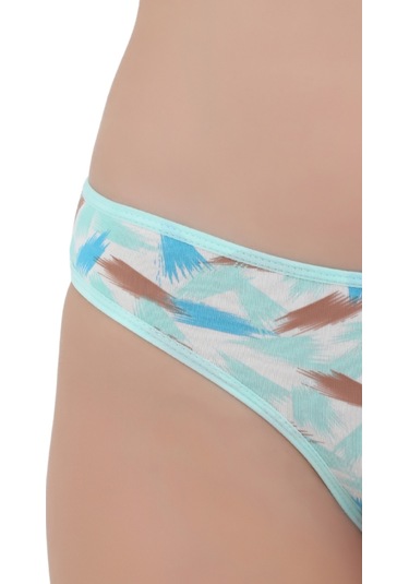 Kadınlar İçin Şıklık Ve Konforu Bir Arada Sunan Desenli Pamuklu Külot Renkli Çok Renkli