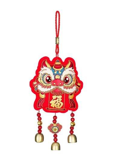 Ejderha Dekorasyon Kolye Bahar Festivali Oturma Odası Aslan Rüzgar Zil Kolye Peyzaj Düzeni Çin Düğümü