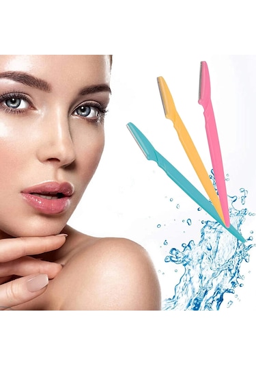 3 Adet Kaş-bıyık-vücut Usturası Kadın-erkek Tıraş Bıçağı Epilasyo