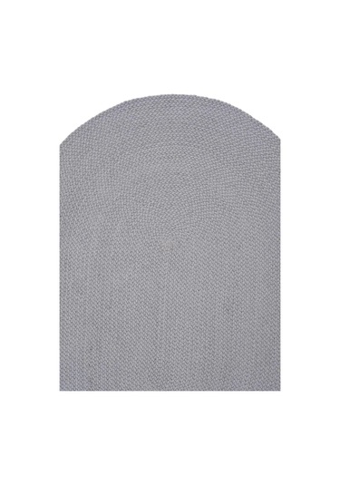 Cool Halı Glenn 607 Gri Banyo Halısı Antre Halısı Hasır Dokulu Oval Banyo Paspas Mutfak Halısı