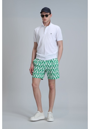 Lufian Nova Erkek Deniz Şortu Yeşil Yeşil 111220094100600 Yeşil