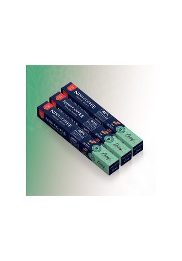 Nish Coffee Kapsül Kahve 7 Decafeinanto 3'lü Set Nespresso Uyumlu -30 Adet Kapsül Kahve