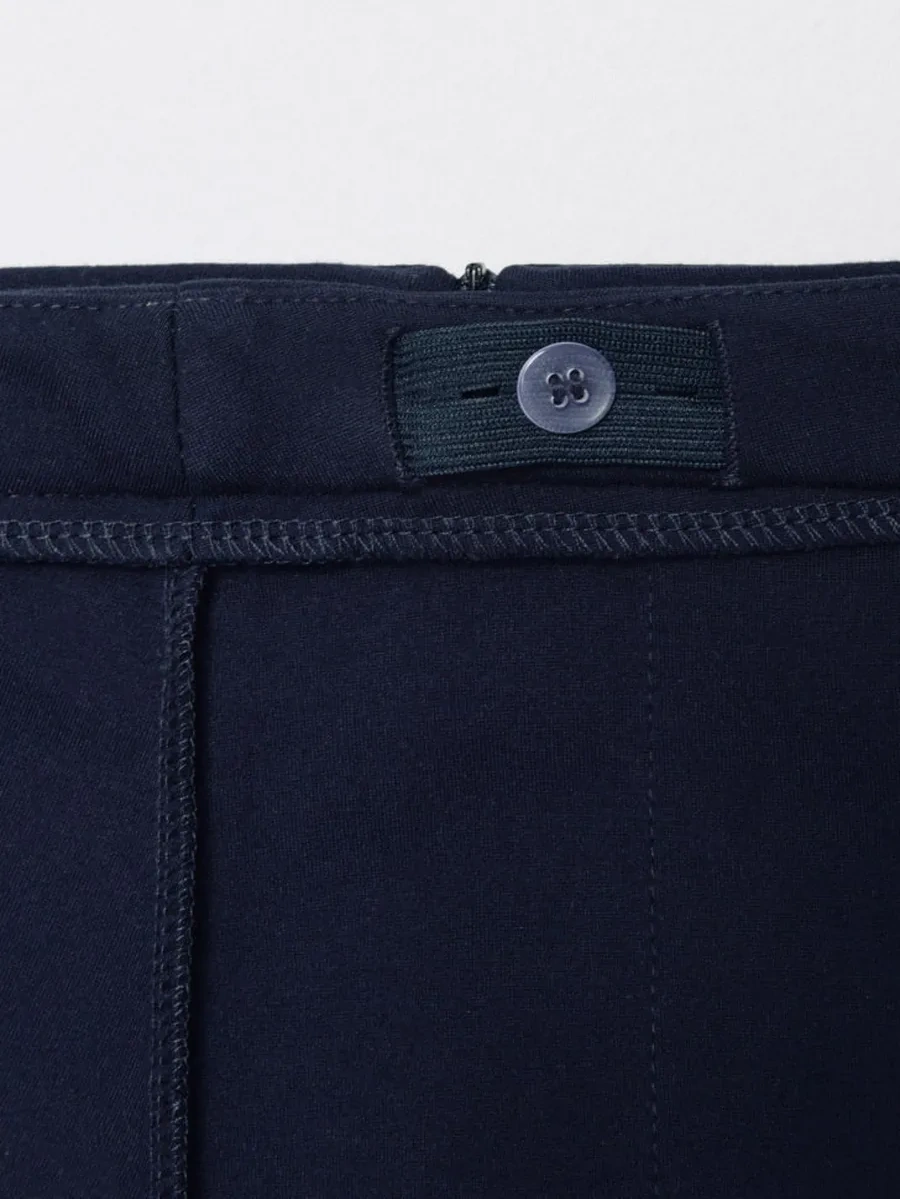 Sela Kısa Pileli Okul Eteği Triko 432694453 Mavi