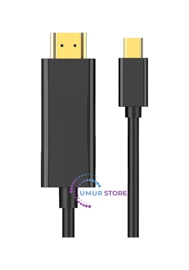 4k 30hz Mini Displayport To Hdmı Görüntü Aktarma Kablosu 1.8 Metre